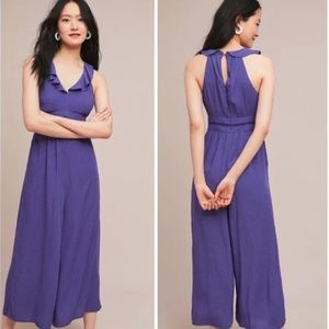 Justine polka dot print Maeve by Anthropologie jumpsuit